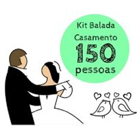 Kit Festa Balada Casamento 150 Pessoas