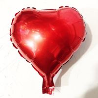 20 Unidades Balão Coração 22 cm Vermelho