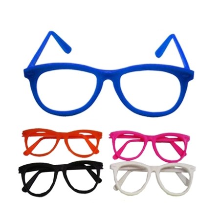 Óculos Nerd Colorido sem Lente 10 unidades