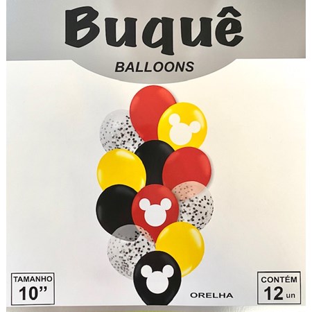 Kit Buque Baloes Michey Arranjo Balloontech